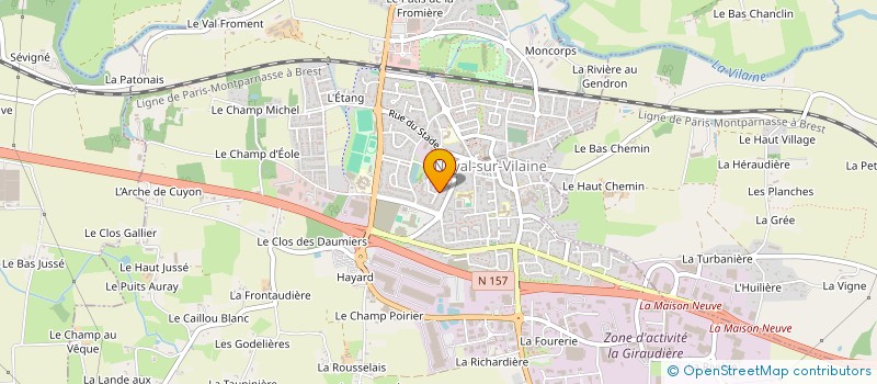 localisation de l'entreprise MADAME FLORIANE CLEZIO  NOYAL-SUR-VILAINE