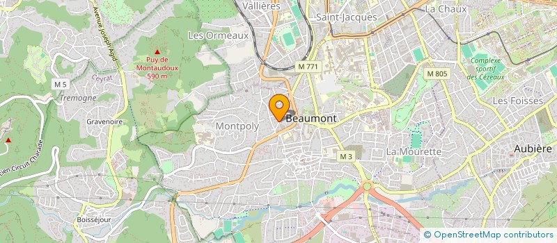 localisation de l'entreprise MADAME FLORIANE COURTINE  BEAUMONT