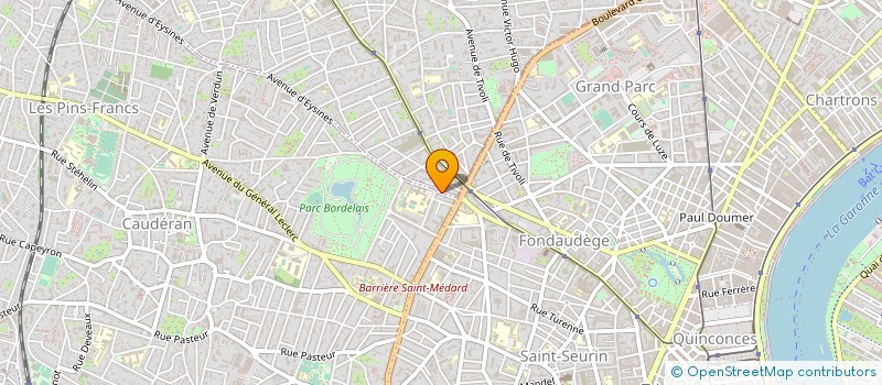 localisation de l'entreprise MADAME FLORIANE D'HAUTEFEUILLE  LE BOUSCAT