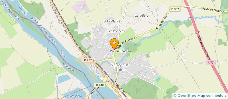 localisation de l'entreprise MADAME FLORIANE DA CUNHA à NEUVY-SUR-LOIRE