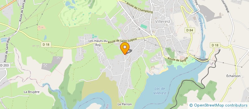 localisation de l'entreprise MADAME FLORIANE DALLIERE  VILLEREST