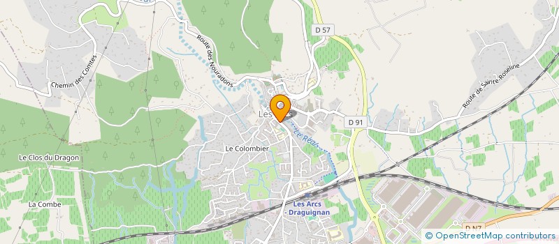 localisation de l'entreprise MADAME FLORIANE DE CARVALHO  DRAGUIGNAN