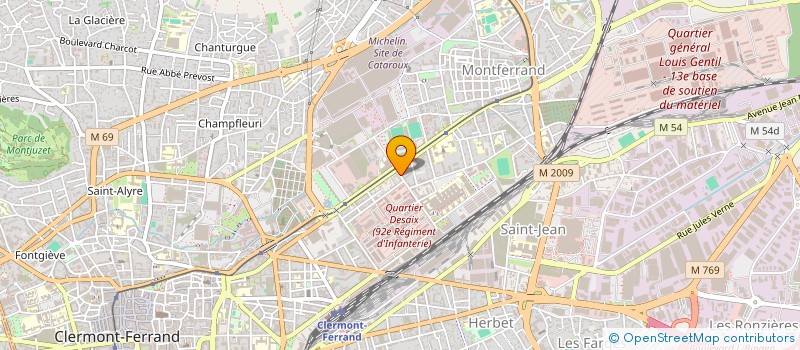 localisation de l'entreprise MADAME FLORIANE DE CARVALHO  CLERMONT-FERRAND