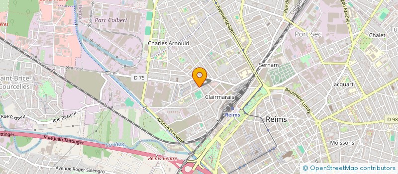 localisation de l'entreprise MADAME FLORIANE DE THESUT  REIMS