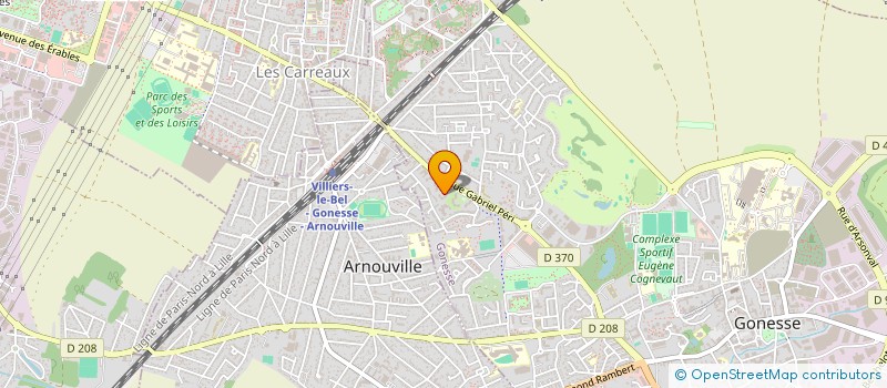 localisation de l'entreprise MADAME FLORIANE DECOUTURE  GONESSE