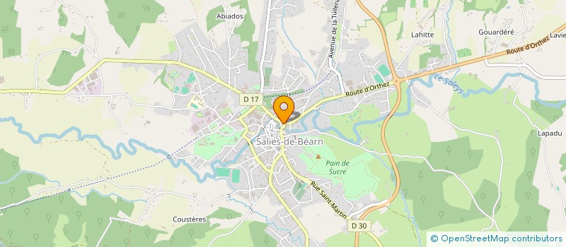 localisation de l'entreprise MADAME FLORIANE DELGRANGE à SALIES-DE-BEARN