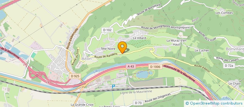 localisation de l'entreprise MADAME FLORIANE DENIS  AITON