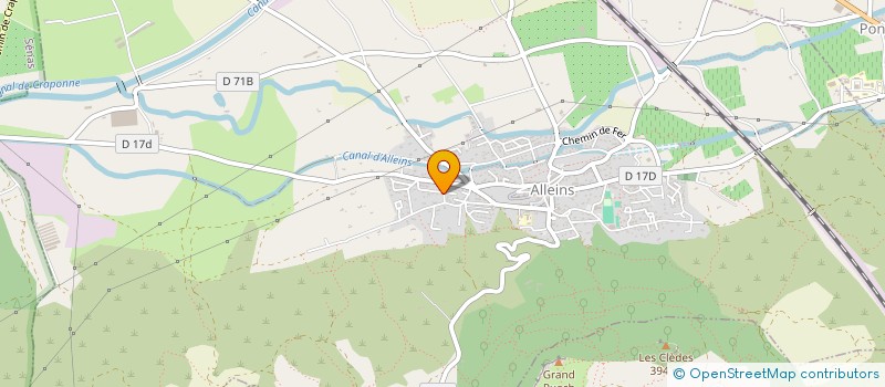 localisation de l'entreprise MADAME FLORIANE DESCHELLETTE  ALLEINS