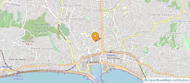 localisation de l'entreprise MADAME FLORIANE DEVILLIERS à CANNES