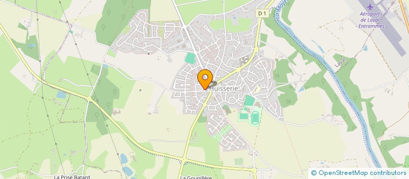 localisation de l'entreprise MADAME FLORIANE DI CIOCCIO  L'HUISSERIE