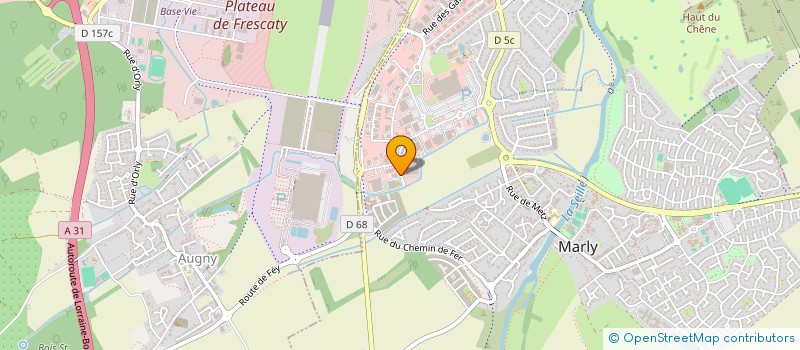 localisation de l'entreprise MADAME FLORIANE EVRARD  METZ