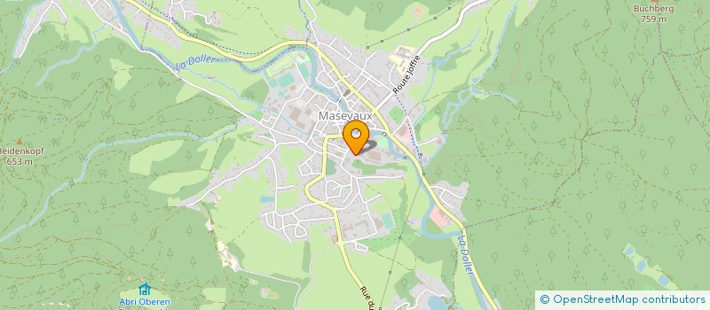 localisation de l'entreprise MADAME FLORIANE FASEL  MASEVAUX-NIEDERBRUCK