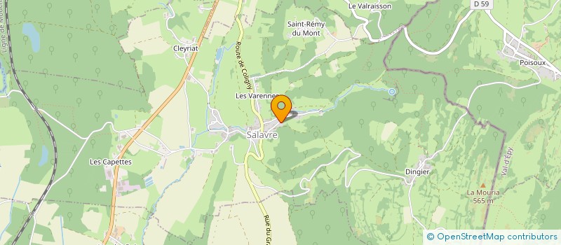 localisation de l'entreprise MADAME FLORIANE FILLOD  SALAVRE