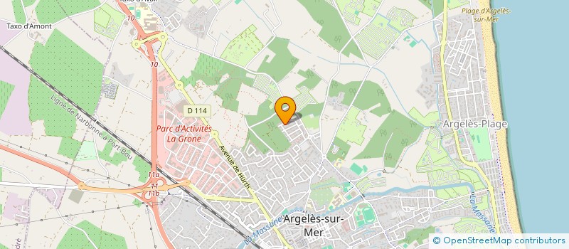 localisation de l'entreprise MADAME FLORIANE FILLON  ARGELES-SUR-MER