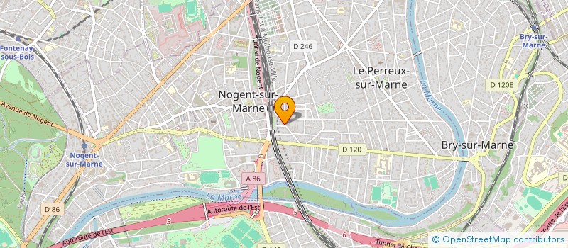 localisation de l'entreprise MADAME FLORIANE FISCHER  LE PERREUX-SUR-MARNE