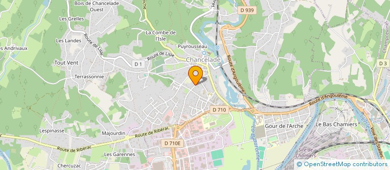 localisation de l'entreprise MADAME FLORIANE FOUBERT  CHANCELADE