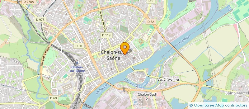 localisation de l'entreprise MADAME FLORIANE FREDIN  CHALON-SUR-SAONE