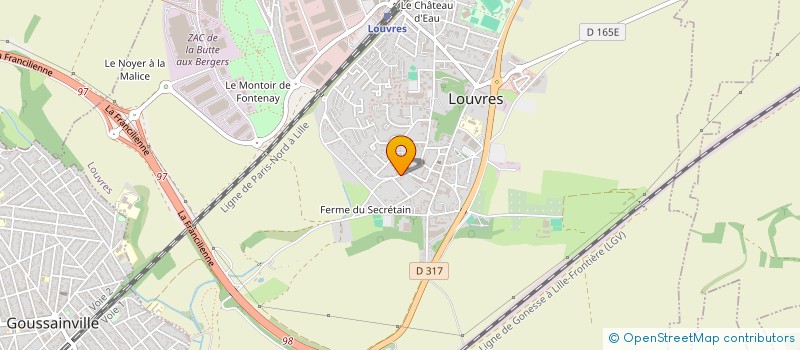 localisation de l'entreprise MADAME FLORIANE GAILLOT  LOUVRES