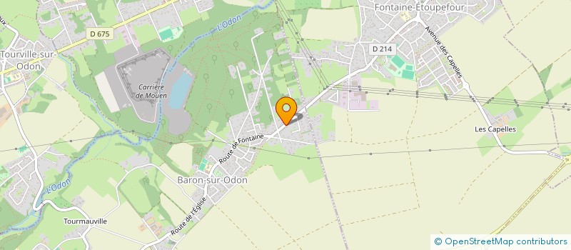 localisation de l'entreprise MADAME FLORIANE GILLES  BARON-SUR-ODON