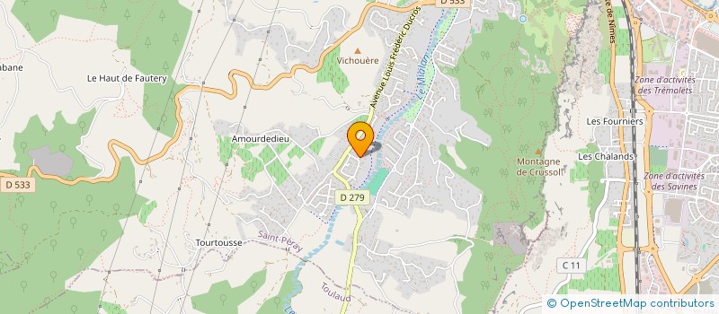 localisation de l'entreprise MADAME FLORIANE GRENIER  SAINT-PERAY