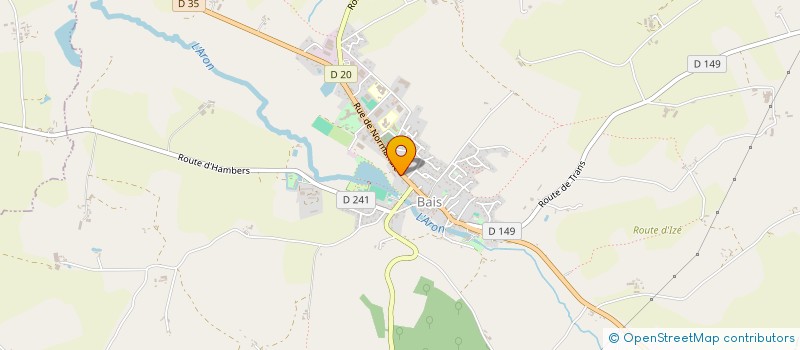 localisation de l'entreprise MADAME FLORIANE GROLLEAU  BAIS