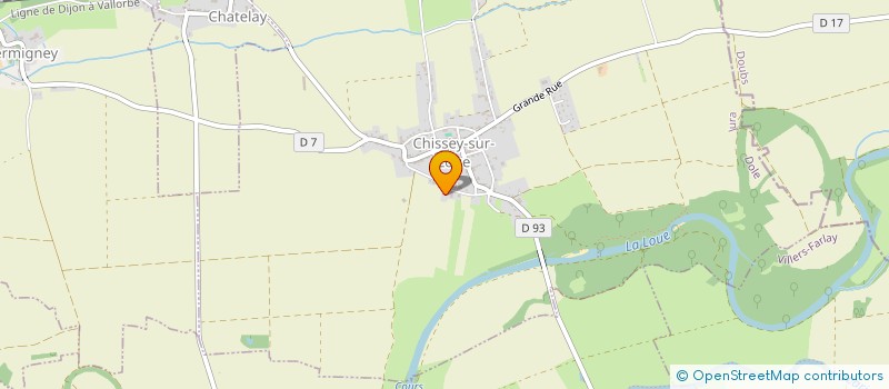 localisation de l'entreprise MADAME FLORIANE GUYOT  CHISSEY-SUR-LOUE