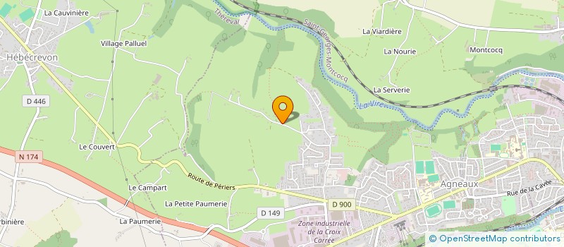 localisation de l'entreprise MADAME FLORIANE HALEZ  AGNEAUX