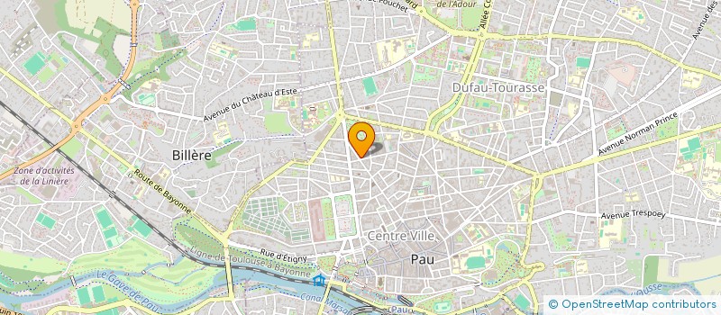 localisation de l'entreprise MADAME FLORIANE HARRIBEY à PAU