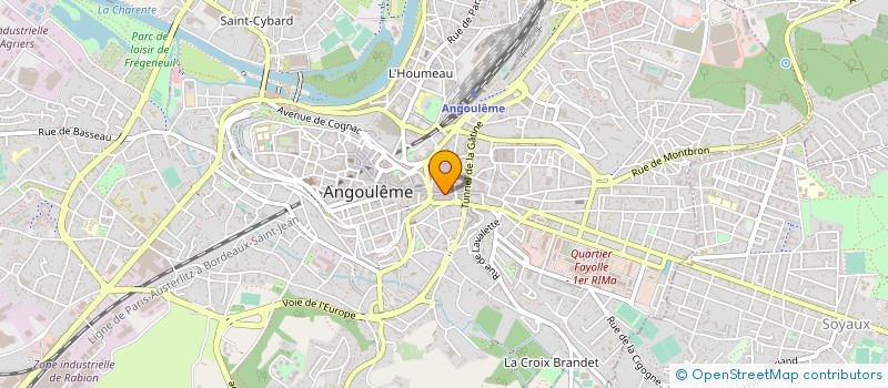 localisation de l'entreprise MADAME FLORIANE HENRI à ANGOULEME
