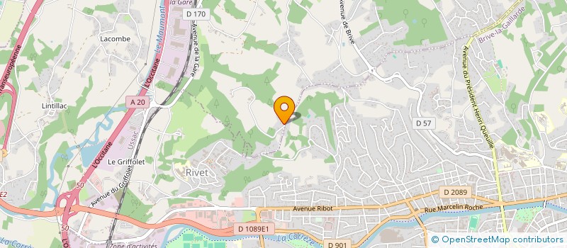 localisation de l'entreprise MADAME FLORIANE HOUDIN  USSAC