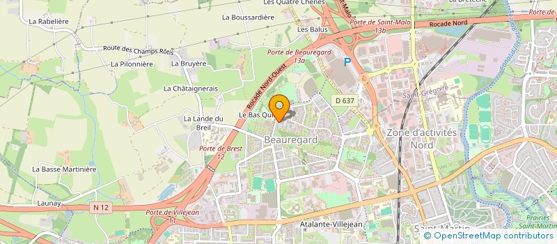 localisation de l'entreprise MADAME FLORIANE HOUE  RENNES