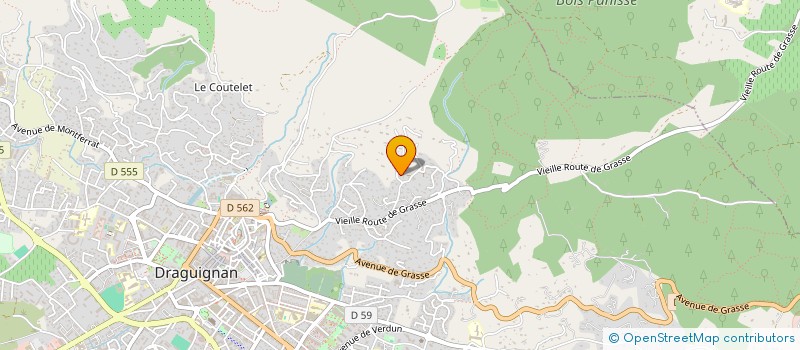 localisation de l'entreprise MADAME FLORIANE HUGGET  DRAGUIGNAN