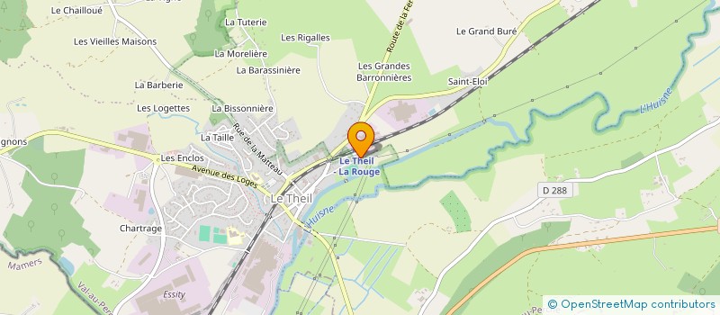 localisation de l'entreprise MADAME FLORIANE IZOULET PILATE à VAL-AU-PERCHE