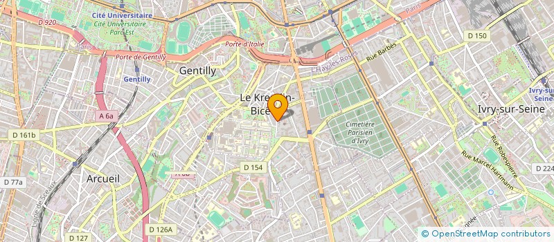 localisation de l'entreprise MADAME FLORIANE JACQUET  LE KREMLIN-BICETRE