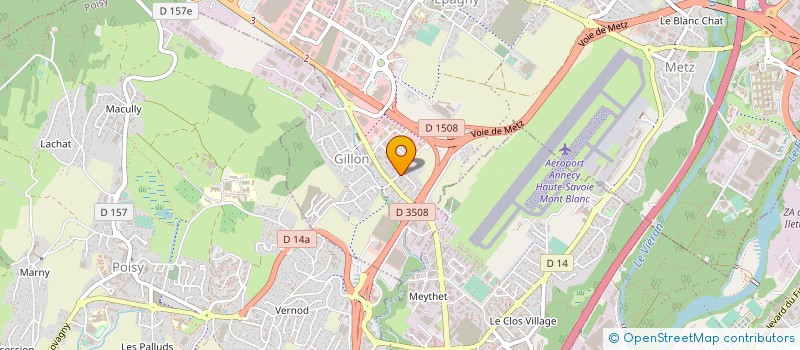 localisation de l'entreprise MADAME FLORIANE JARRET  EPAGNY METZ-TESSY