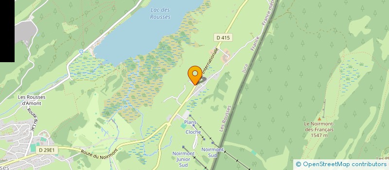 localisation de l'entreprise MADAME FLORIANE JEANNIN  LES ROUSSES