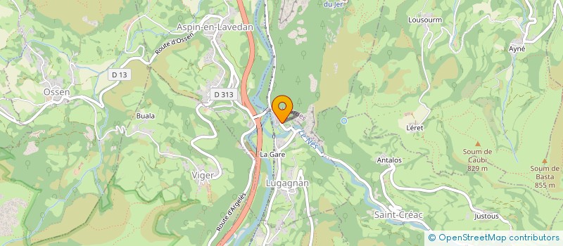 localisation de l'entreprise MADAME FLORIANE KAESER  LUGAGNAN