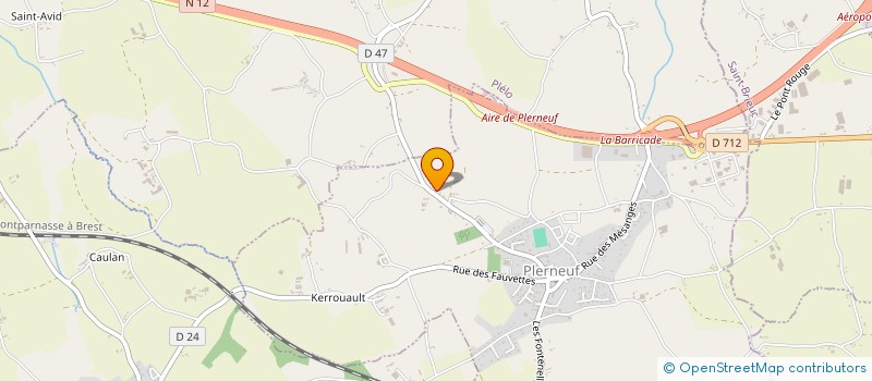 localisation de l'entreprise MADAME FLORIANE KERGUS  PLERNEUF