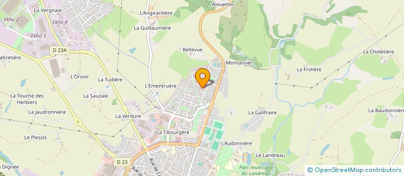 localisation de l'entreprise MADAME FLORIANE LAGOUTTE  LES HERBIERS