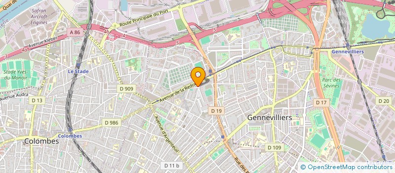 localisation de l'entreprise MADAME FLORIANE LAMBOURDIERE  ASNIERES-SUR-SEINE