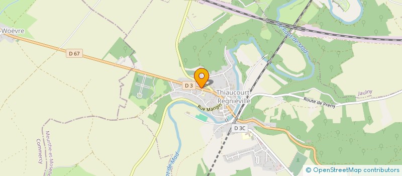 localisation de l'entreprise MADAME FLORIANE LANG  THIAUCOURT-REGNIEVILLE