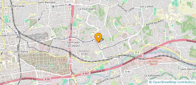 localisation de l'entreprise MADAME FLORIANE LE MONNIER-LE PAGE  MARSEILLE