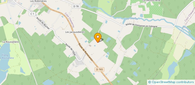 localisation de l'entreprise MADAME FLORIANE LOPEZ  COUR-CHEVERNY