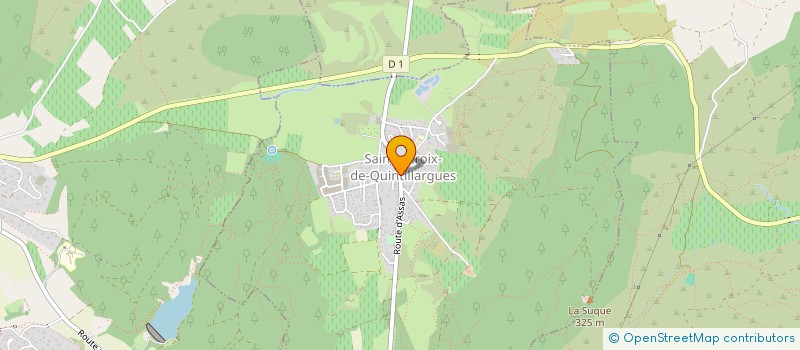 localisation de l'entreprise MADAME FLORIANE LOPEZ  SAINTE-CROIX-DE-QUINTILLARGUES