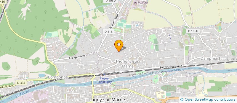 localisation de l'entreprise MADAME FLORIANE LOUX à THORIGNY-SUR-MARNE