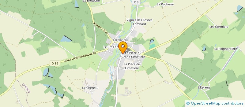 localisation de l'entreprise MADAME FLORIANE LYONNETTE  GENILLE