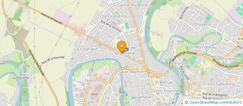 localisation de l'entreprise MADAME FLORIANE MAGAUD à NIORT