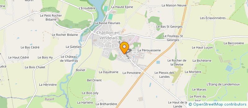 localisation de l'entreprise MADAME FLORIANE MAINE  CHATILLON-EN-VENDELAIS