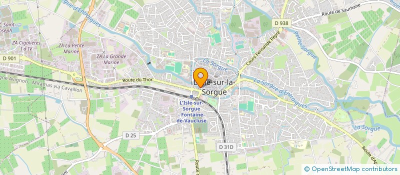 localisation de l'entreprise MADAME FLORIANE MANZONE à L'ISLE-SUR-LA-SORGUE