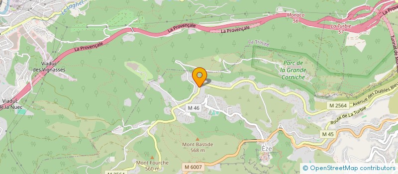 localisation de l'entreprise MADAME FLORIANE MARTINANT  EZE